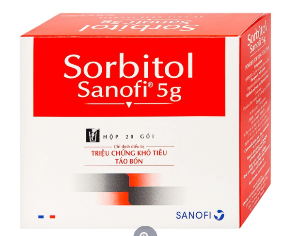 Thuốc bột Sorbitol Sanofi 5g điều trị triệu chứng táo bón, khó tiêu (20 gói x 5g)